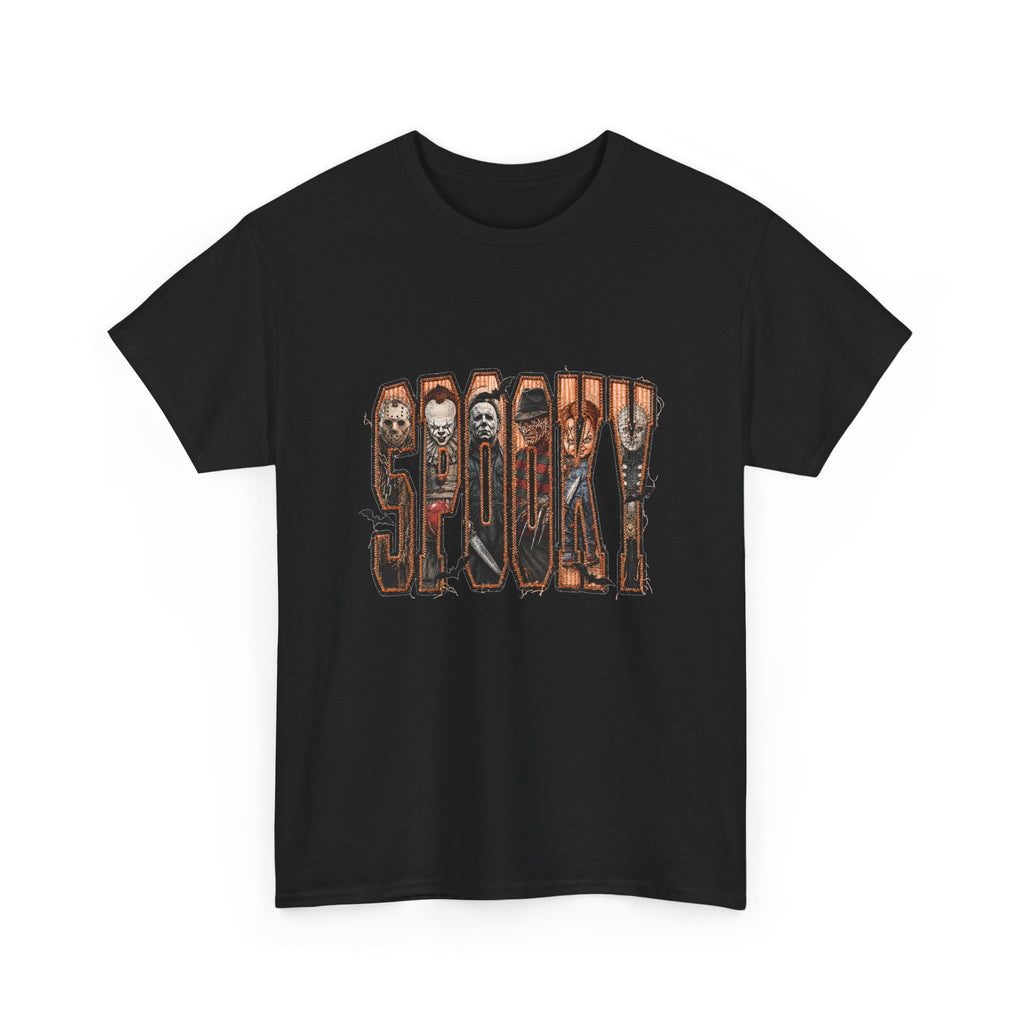 Skull & Bones 'Skullk' Graphic Tee — Gothic Horror Skull Lettering T‑Shirt