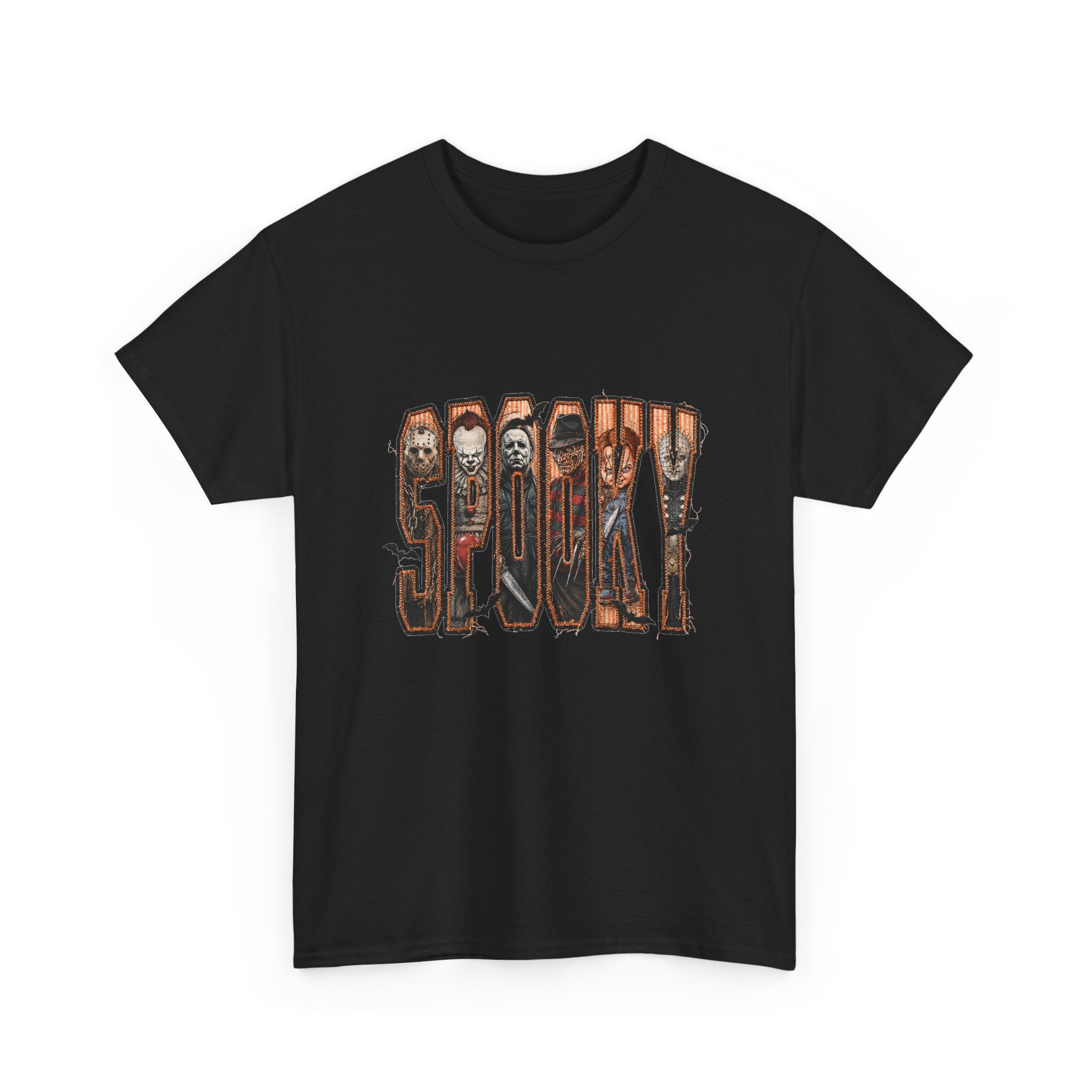 Skull & Bones 'Skullk' Graphic Tee — Gothic Horror Skull Lettering T‑Shirt