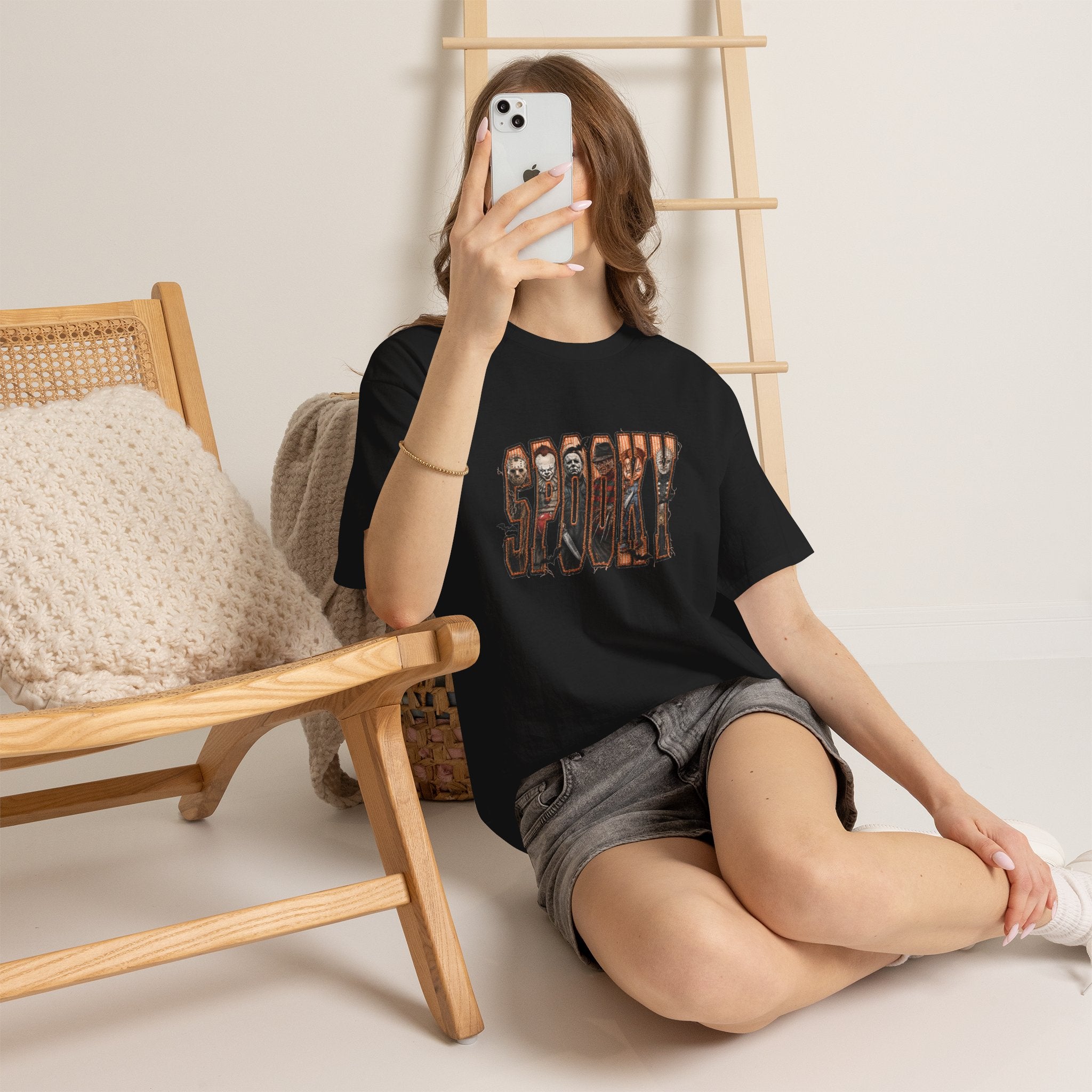 Skull & Bones 'Skullk' Graphic Tee — Gothic Horror Skull Lettering T‑Shirt