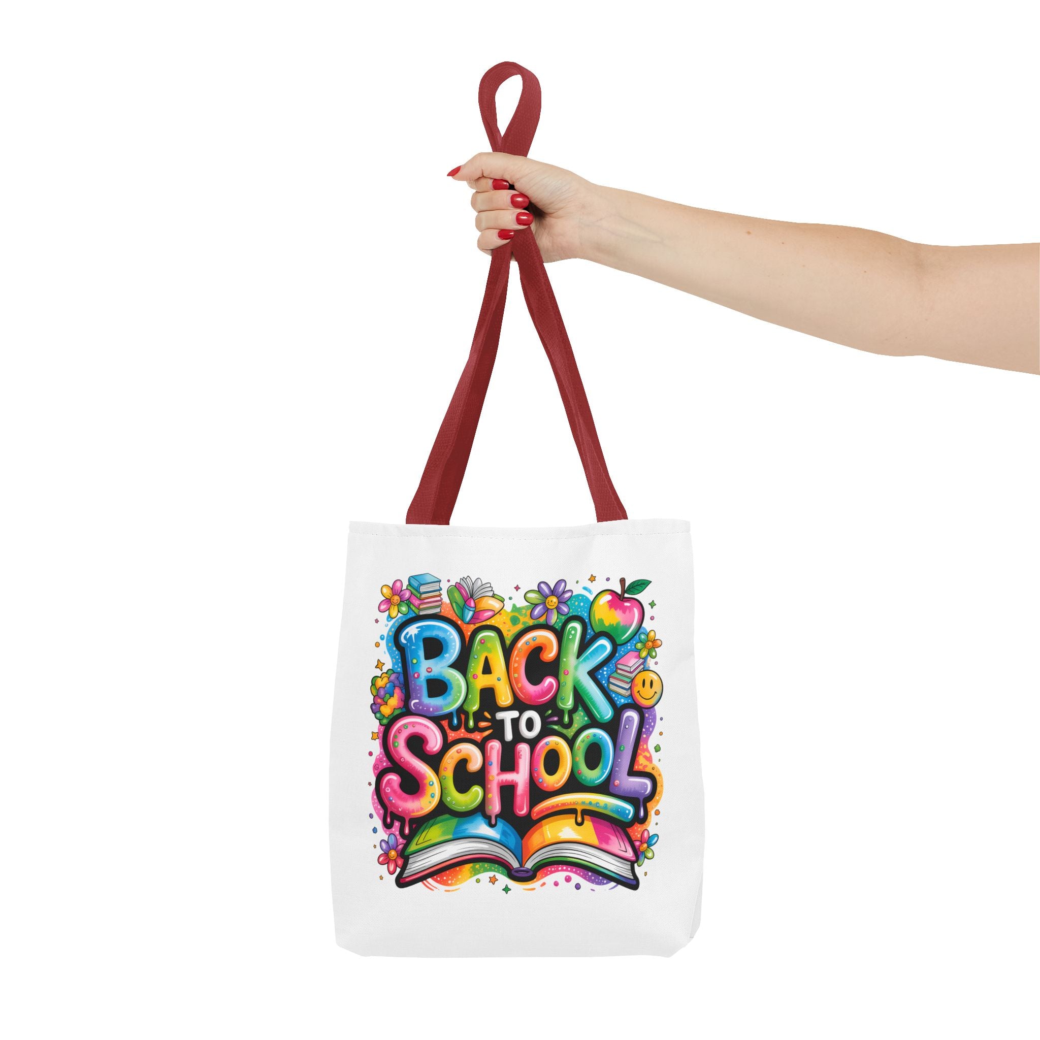 Back to School Colorful Graphic Tote Bag
