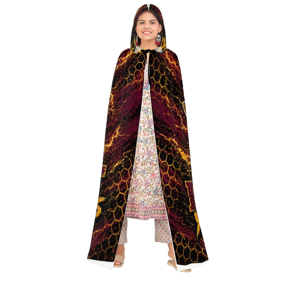 "Wear the Hive” Yellowjackets Hooded Cloak