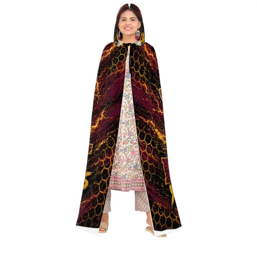 "Wear the Hive” Yellowjackets Hooded Cloak