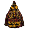 "Wear the Hive” Yellowjackets Hooded Cloak